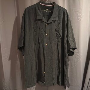 Tommy Bahama Charcoal Gray Men's Shirt